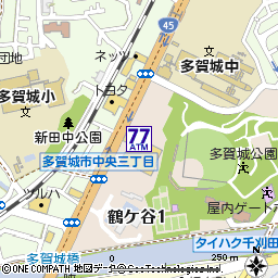 ザ・ビッグ多賀城鶴ヶ谷店付近の地図