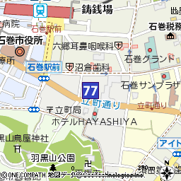 石巻支店付近の地図