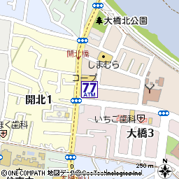 ＣＯ・ＯＰ石巻大橋店付近の地図