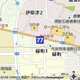 渡波支店（湊支店と同一店舗にて営業）付近の地図