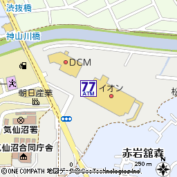 イオン気仙沼店付近の地図