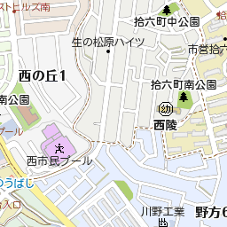 福岡県福岡市西区拾六町4丁目35周辺の地図