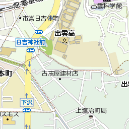 島根県出雲市今市町1774周辺の地図