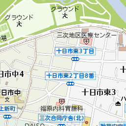 広島県三次市十日市東2丁目12周辺の地図