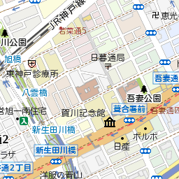 兵庫県神戸市中央区日暮通5丁目5周辺の地図
