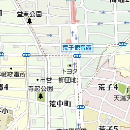 愛知県名古屋市中川区荒中町11周辺の地図