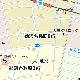 岐阜県各務原市鵜沼各務原町5丁目周辺の地図