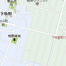 富山県高岡市下牧野埋田228周辺の地図