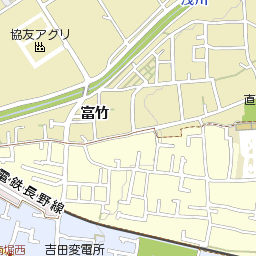 長野県長野市富竹313周辺の地図