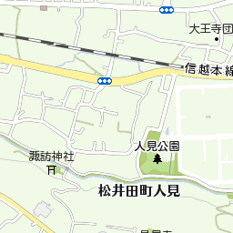 群馬県安中市松井田町人見1500周辺の地図