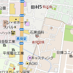 神奈川県平塚市田村5丁目5周辺の地図