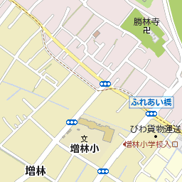 埼玉県越谷市増林2丁目500周辺の地図