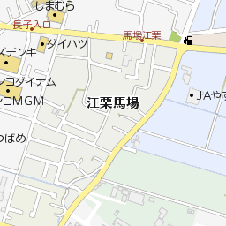 福島県いわき市錦町江栗馬場周辺の地図