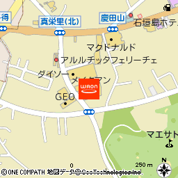 メイクマン石垣店付近の地図