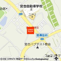 オートショップターボ宮古店付近の地図