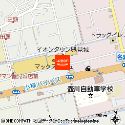 イオンドラッグ豊見城店付近の地図