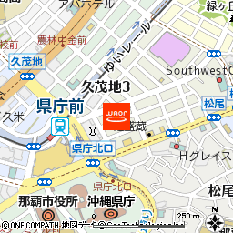 舞天　久茂地店付近の地図