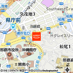 御菓子御殿国際通り松尾店付近の地図