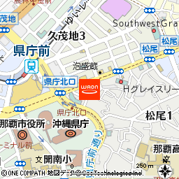 御菓子御殿　国際通り松尾店付近の地図