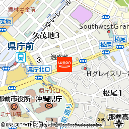 琉球民芸ギャラリー鍵石　久茂地店付近の地図