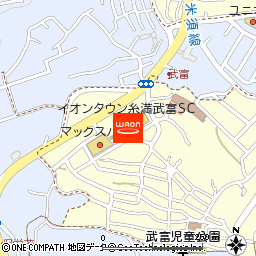 イオンドラッグ武富店付近の地図