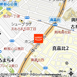 ナリス　デアイム那覇付近の地図