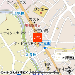 ザ・ビッグエクスプレスつかざん店付近の地図