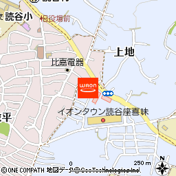 イオン薬局座喜味店付近の地図