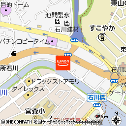 那覇鋼材株式会社　石川支店付近の地図