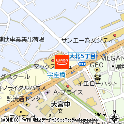 マックスバリュなご店付近の地図