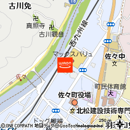尚時堂　マックスバリュ佐々店付近の地図