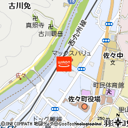 尚時堂　マックスバリュ佐々店付近の地図