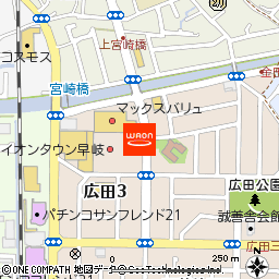 マックスバリュ早岐店付近の地図