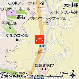 ソフトバンク時津付近の地図