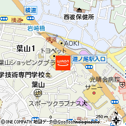 馬場家具葉山本店付近の地図