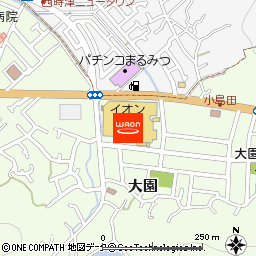 イオン時津店付近の地図