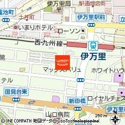 マックスバリュ伊万里駅前店付近の地図