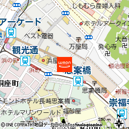 ハッシュパピー　長崎店付近の地図