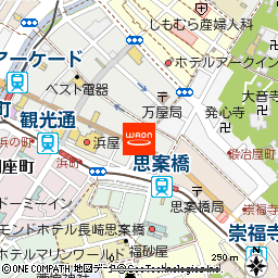 文明堂　浜町店付近の地図