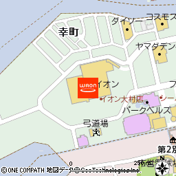 イオン大村店付近の地図
