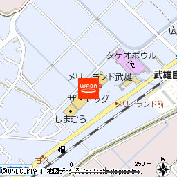 ザ・ビッグ武雄店付近の地図