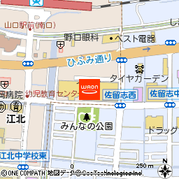 イオン江北店付近の地図