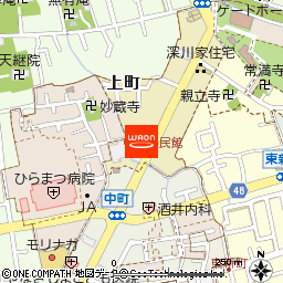 山田老舗付近の地図