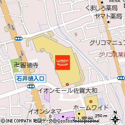 イオン佐賀大和店付近の地図