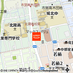 マックスバリュ若楠店付近の地図