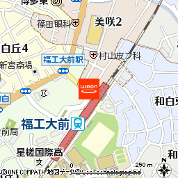 ミュウ新宮店付近の地図