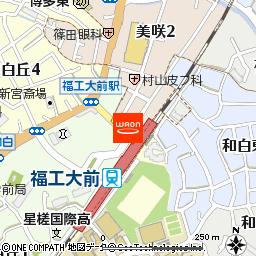 ミュウ新宮店付近の地図