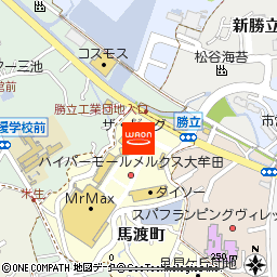 ザ・ビッグ大牟田店付近の地図