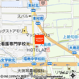 マックスバリュ八女本村店付近の地図