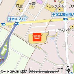 イオン甘木店付近の地図